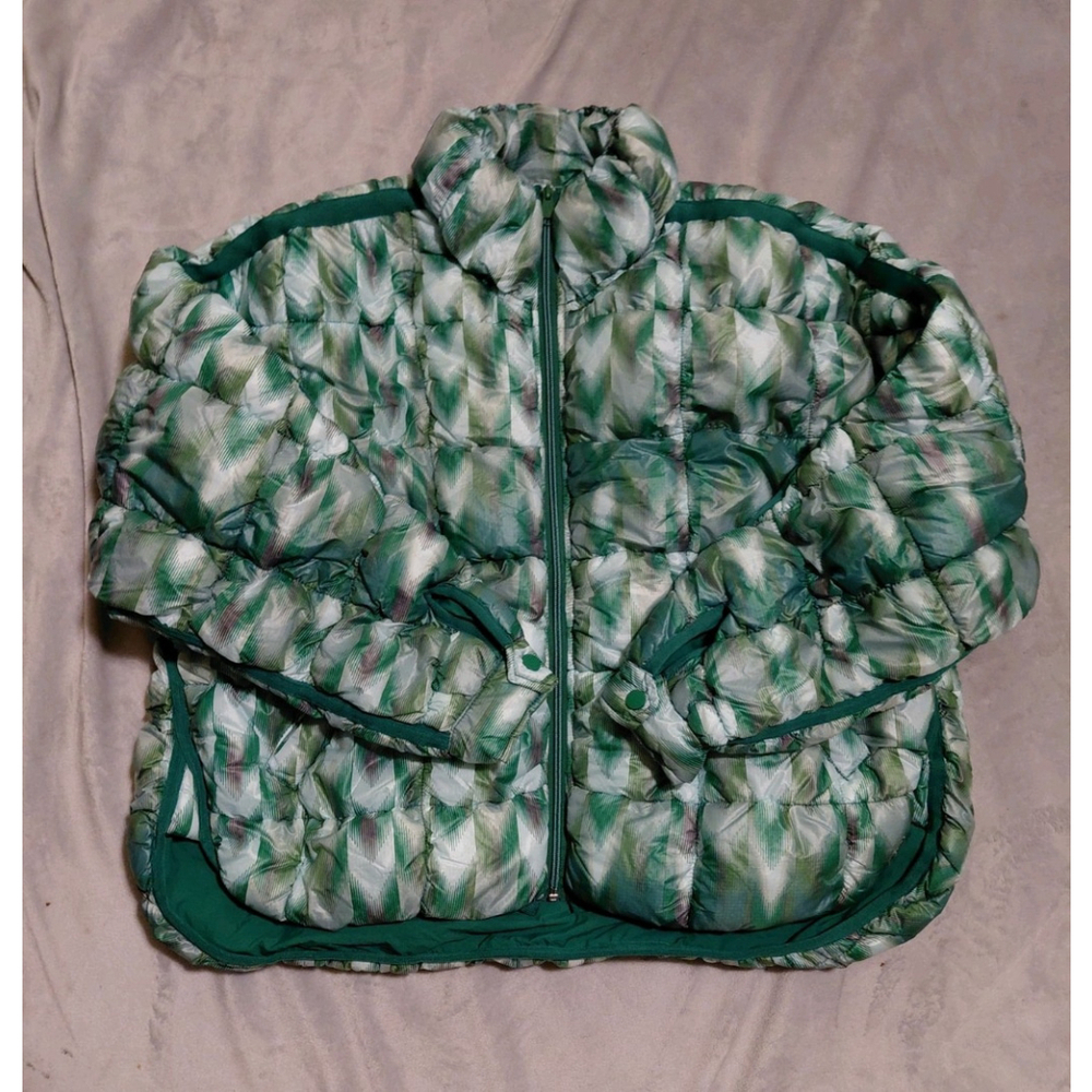 NWOT Free People Kelly Green Pippa Packable Oversized Puffer Jacket Size XS - Picture 4 of 12